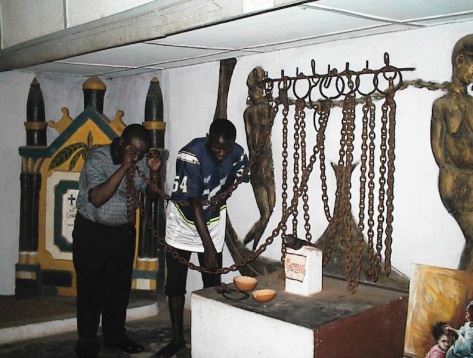 The slave trade museum at Badagry
