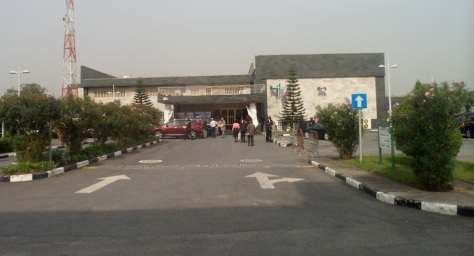 LAGOS HOUSE: Front view of the Governor's Office, Alausa
